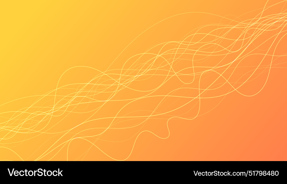 Abstract gradient background with wave beams vector image