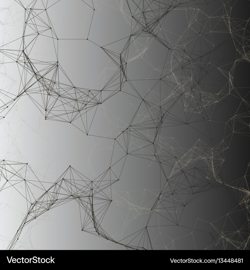 Chemistry pattern connecting lines and dots Chemistry pattern connecting lines and dots vector image