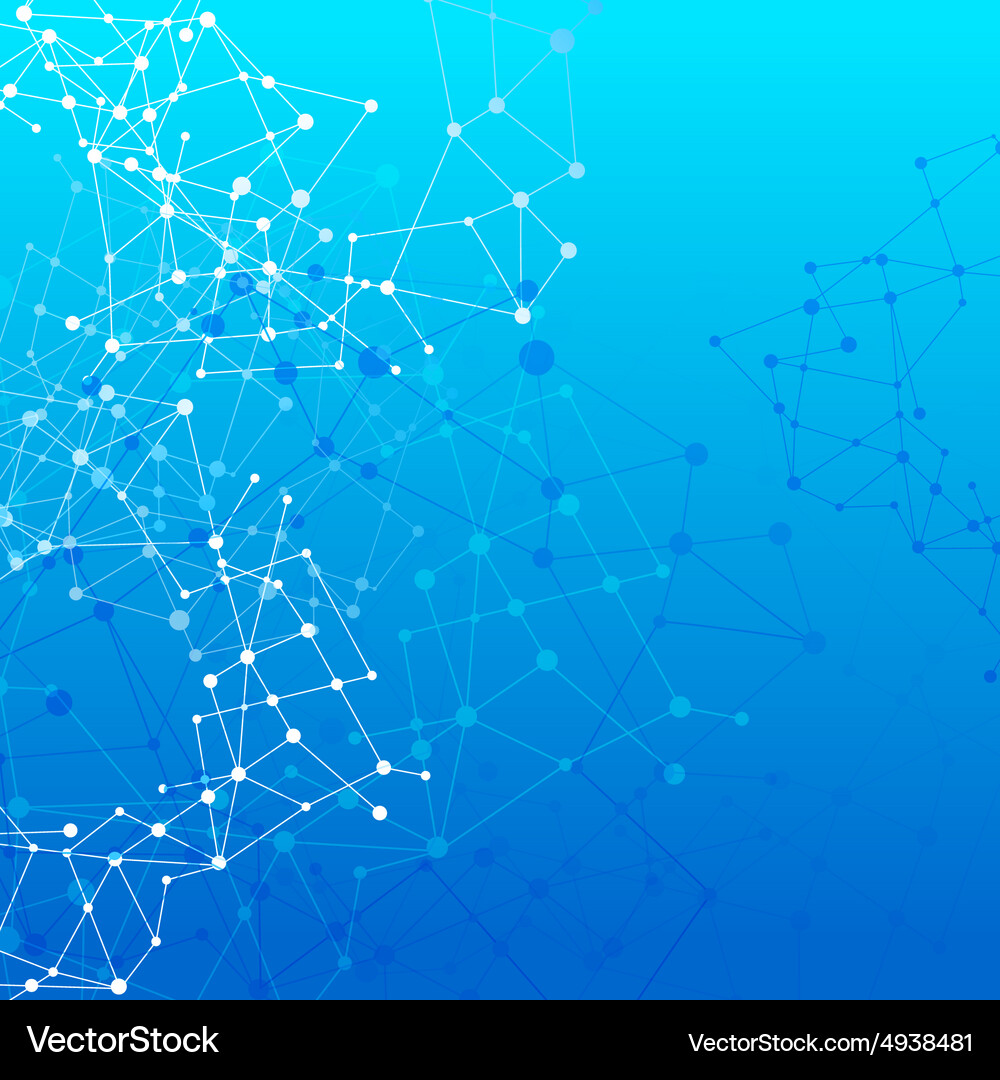 Network Connection Abstract Background Vector Image