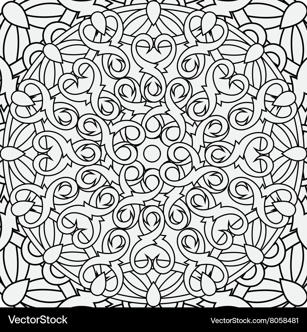 Seamless background with a circular pattern Vector Image