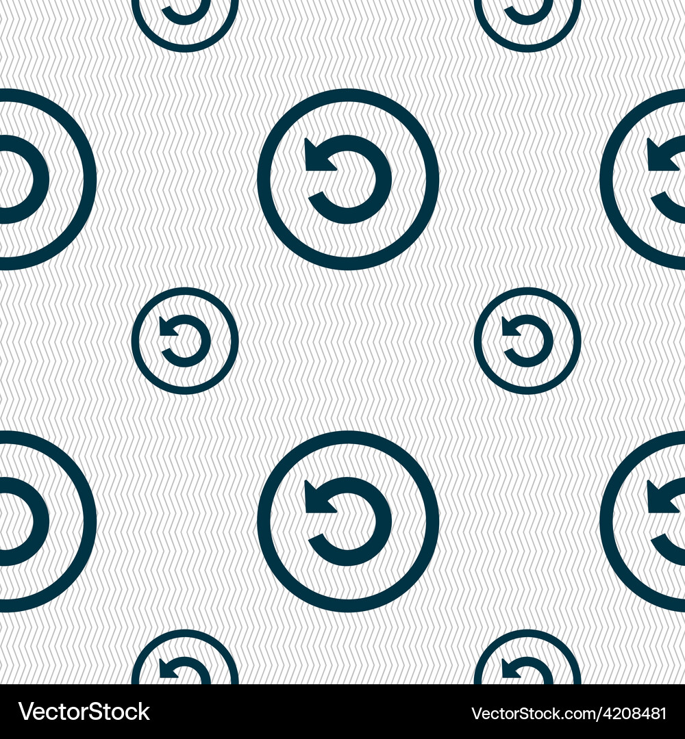 Upgrade arrow update icon sign seamless pattern Vector Image