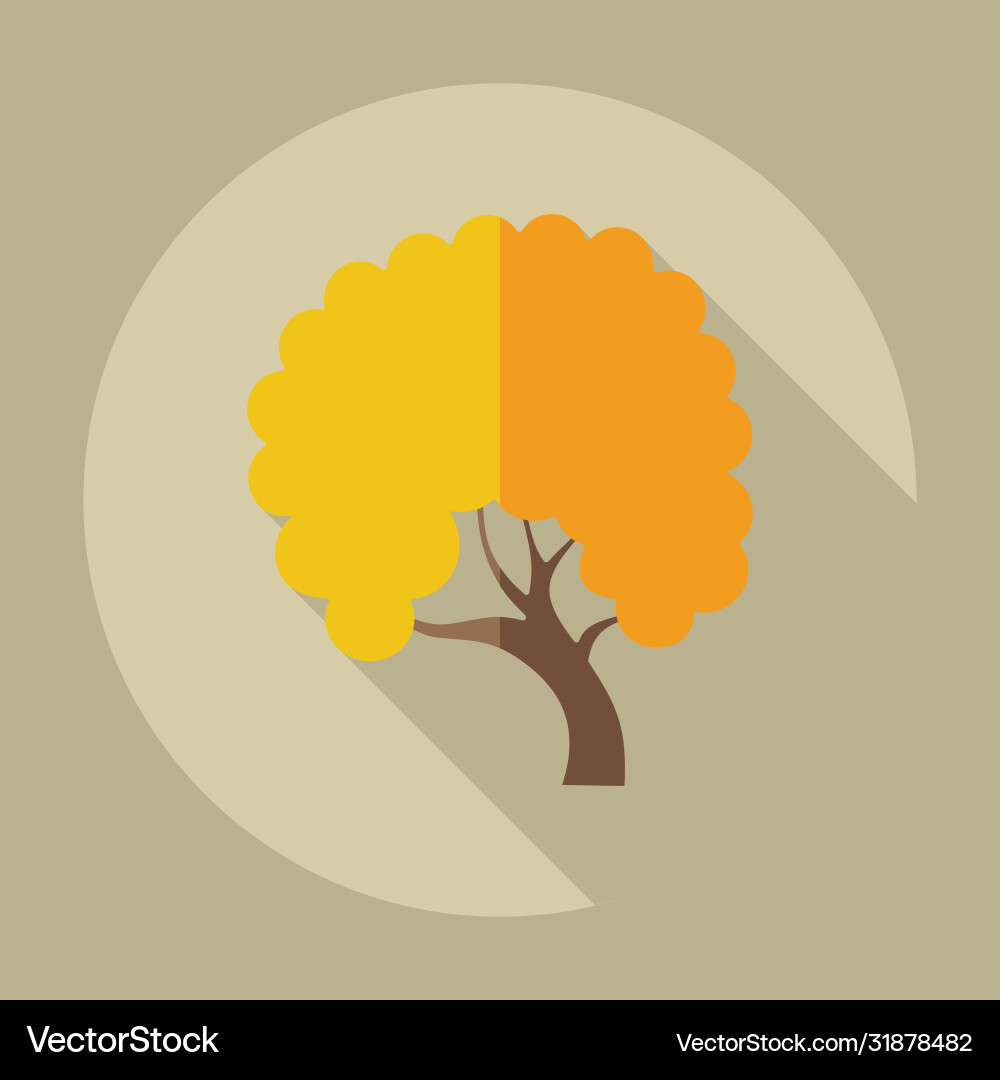 Flat modern design with shadow icons tree Flat modern design with shadow icons tree Vector Image