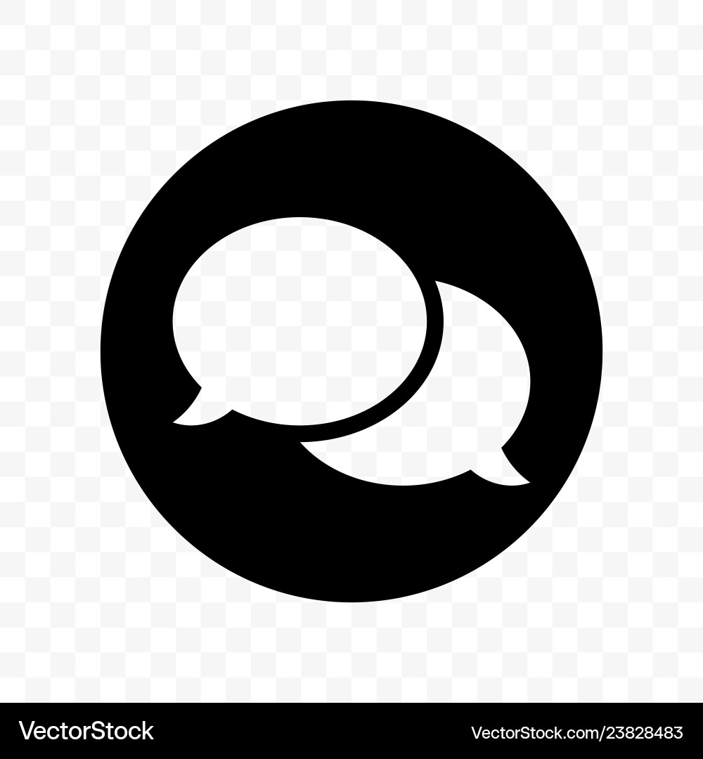 Dialog chat bubble faq question and information vector image