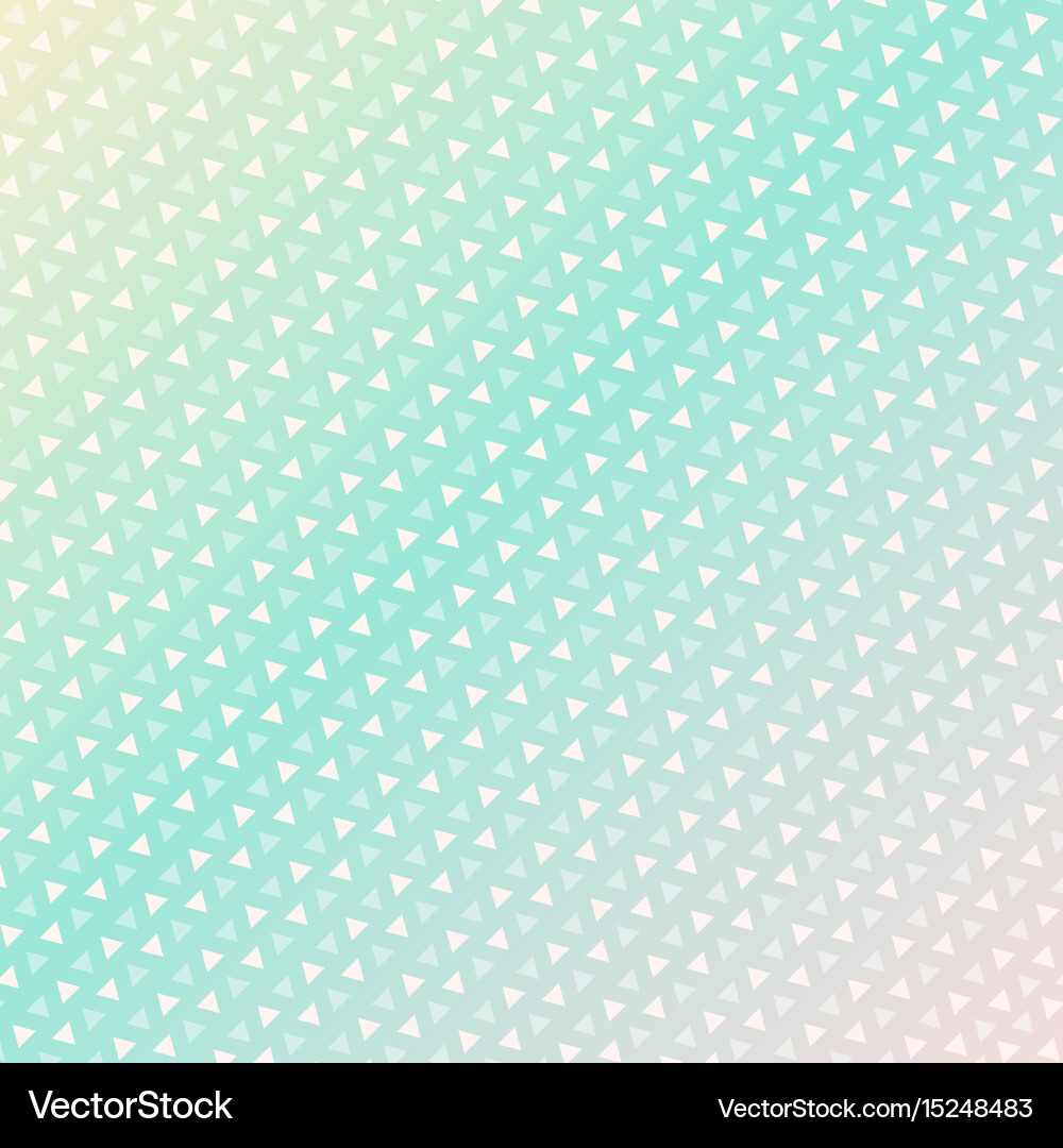 Green Triangle Pattern Background vector image