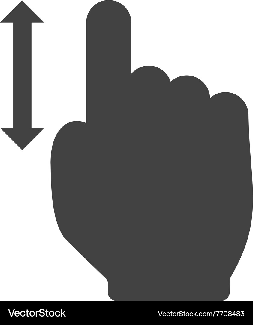 Vertical scroll Vector Image