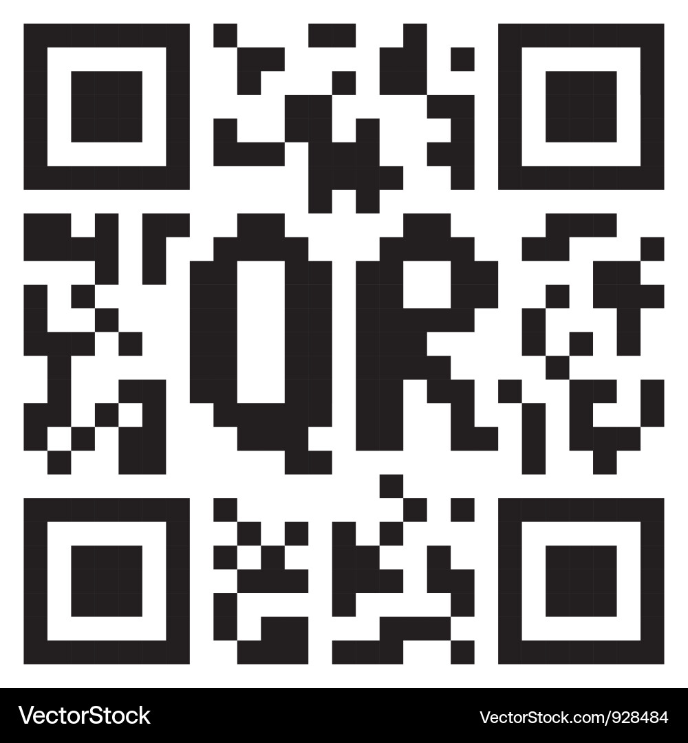 Qr code abstract template Vector Image