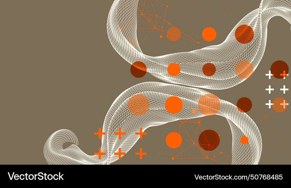 Abstract wave is made in a frame style template Abstract wave is made in a frame style template vector image