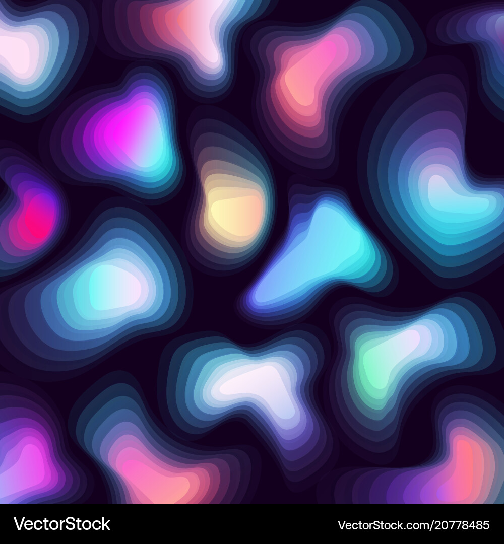 Dynamic Abstract Shapes Vector Image