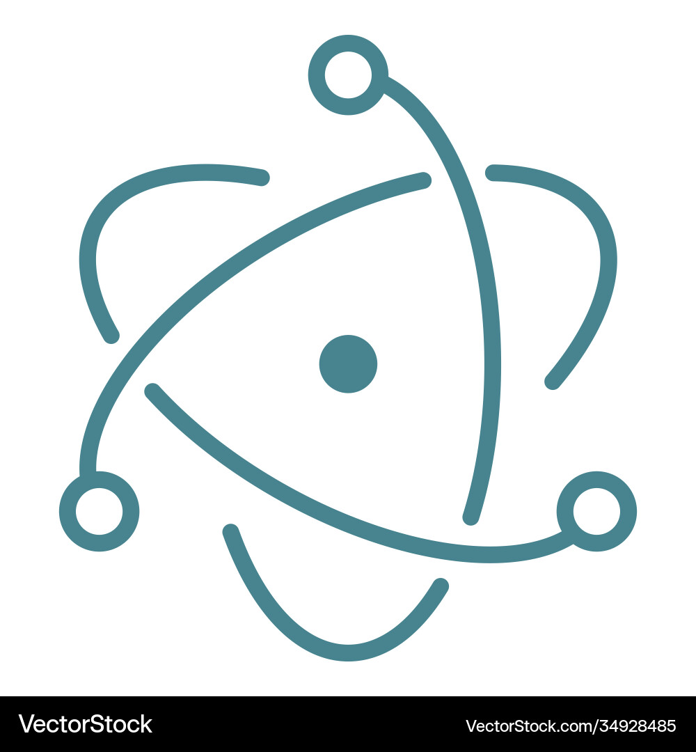 Electron JS App Development vector image