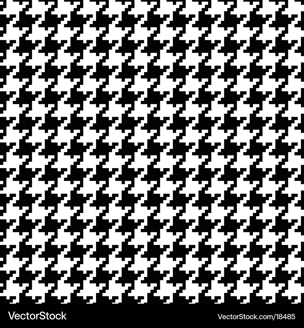 Houndstooth Pattern vector image
