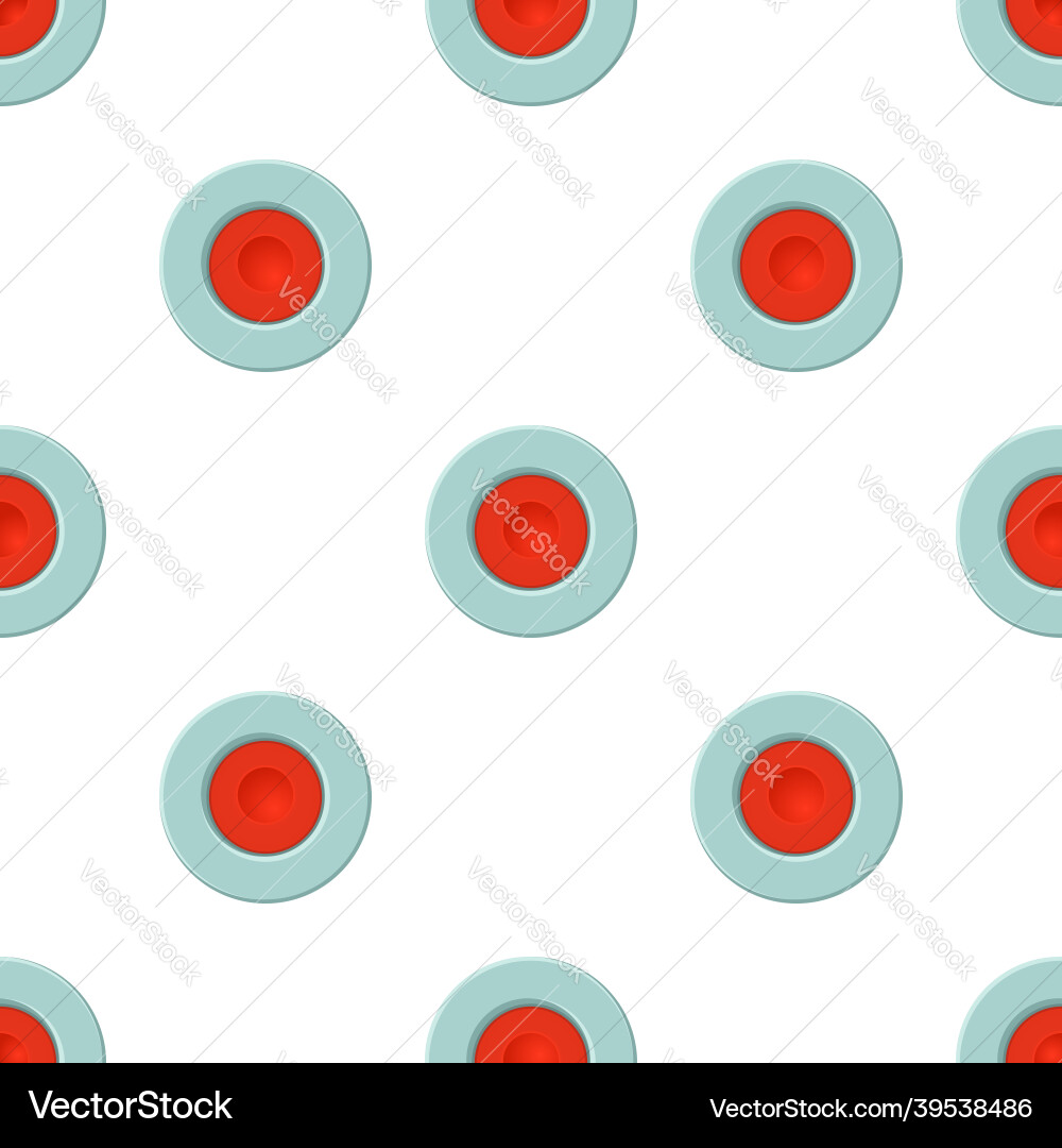 Red square button pattern seamless Red square button pattern seamless vector image