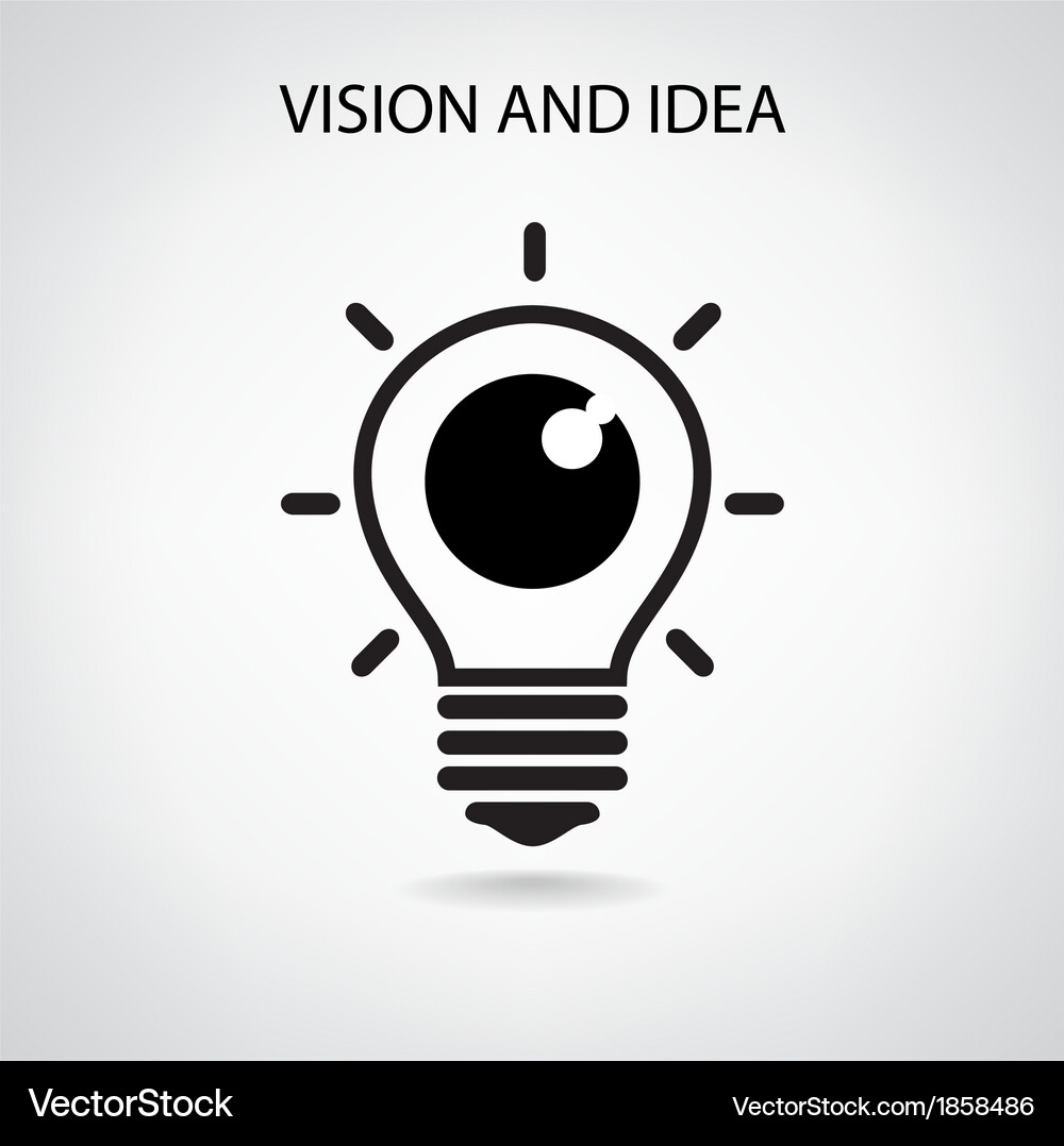 Vision & Ideas Concept Vector Image