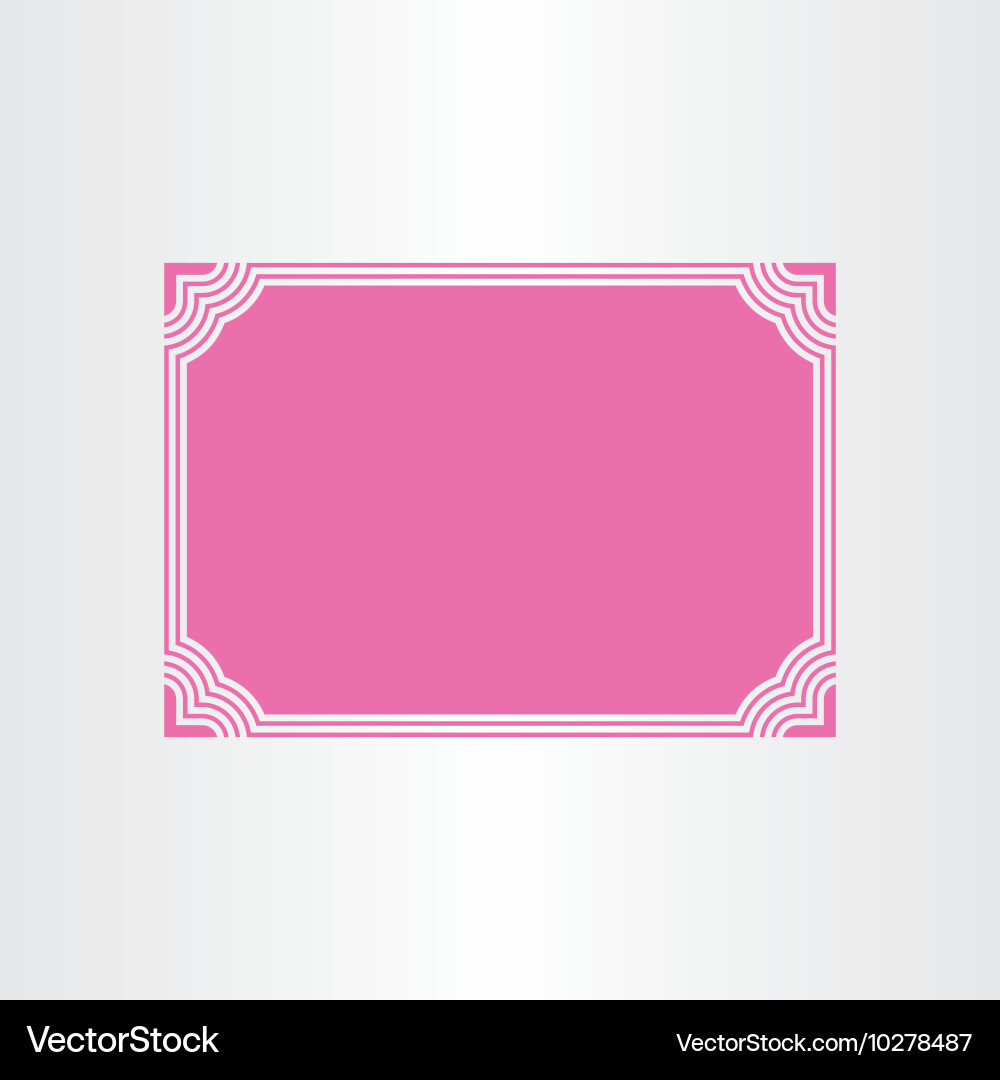 Certificate border frame design Vector Image