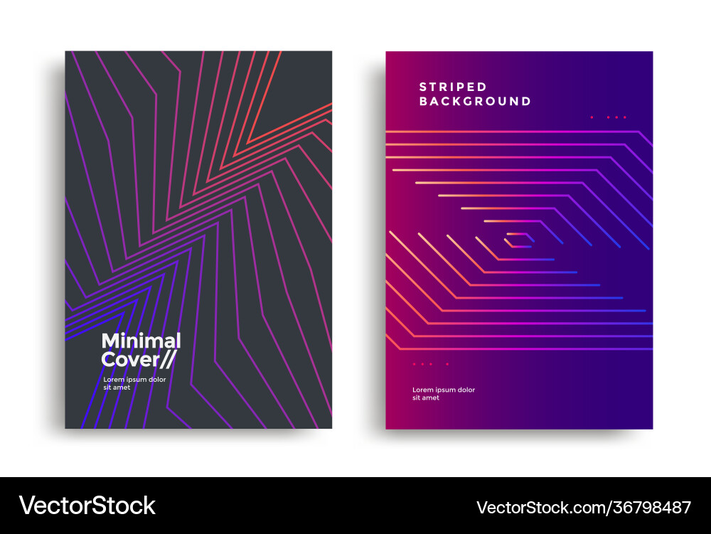Minimal covers design with halftone gradient shape Minimal covers design with halftone gradient shape vector image