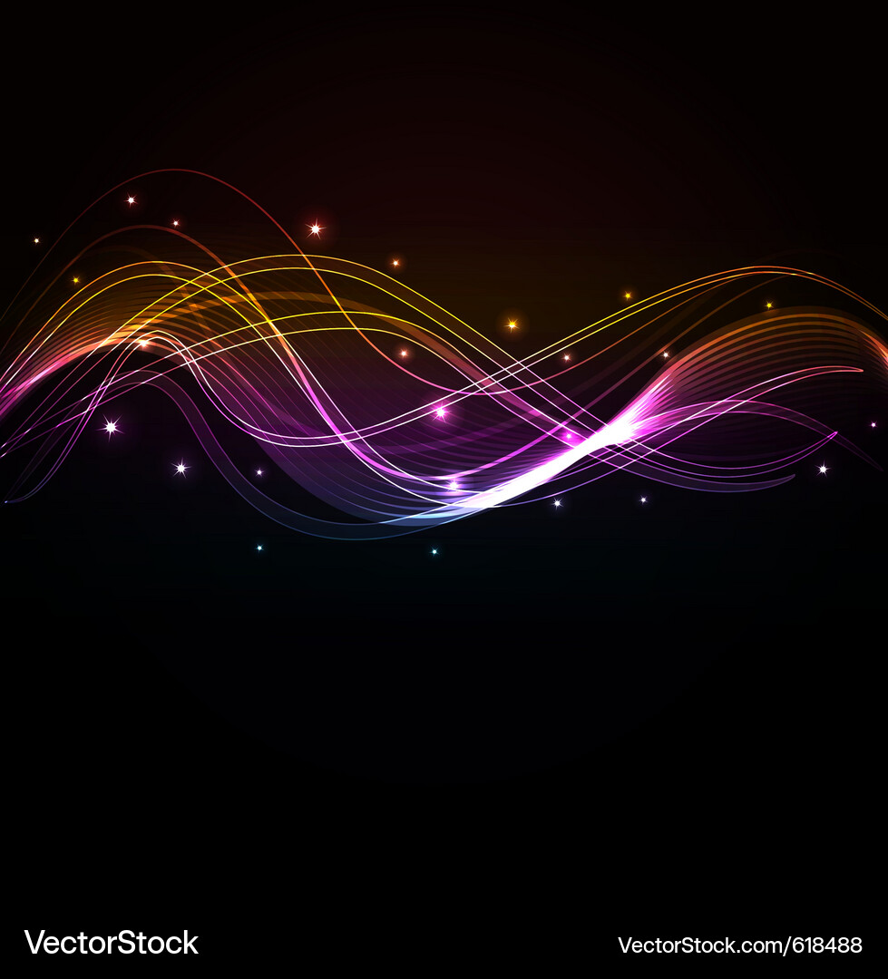 Abstract wave Vector Image