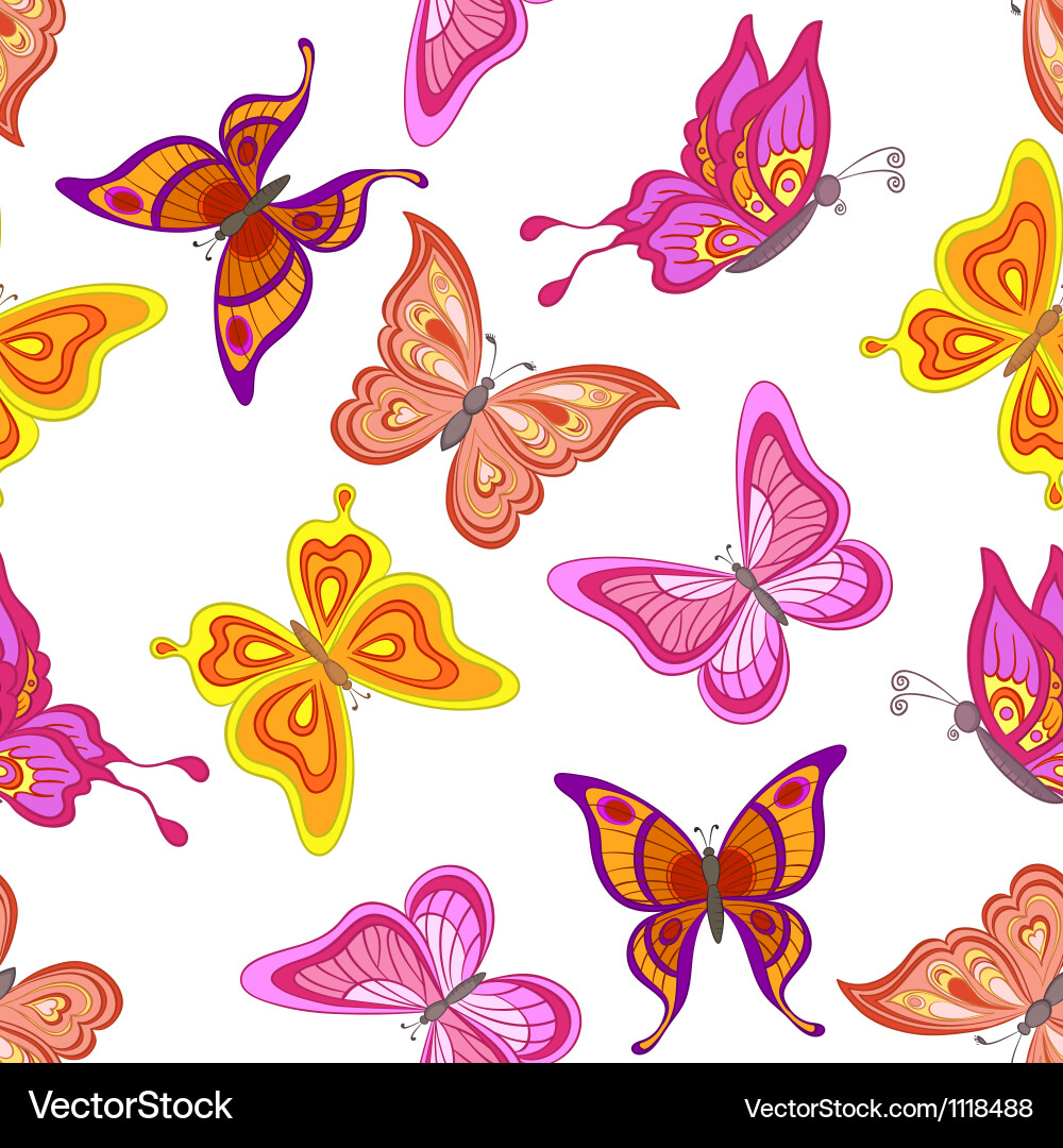 Background butterflies Royalty Free Vector Image