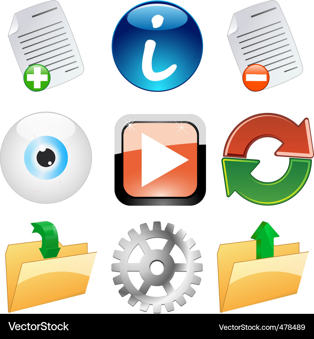 Files icon Vector Image