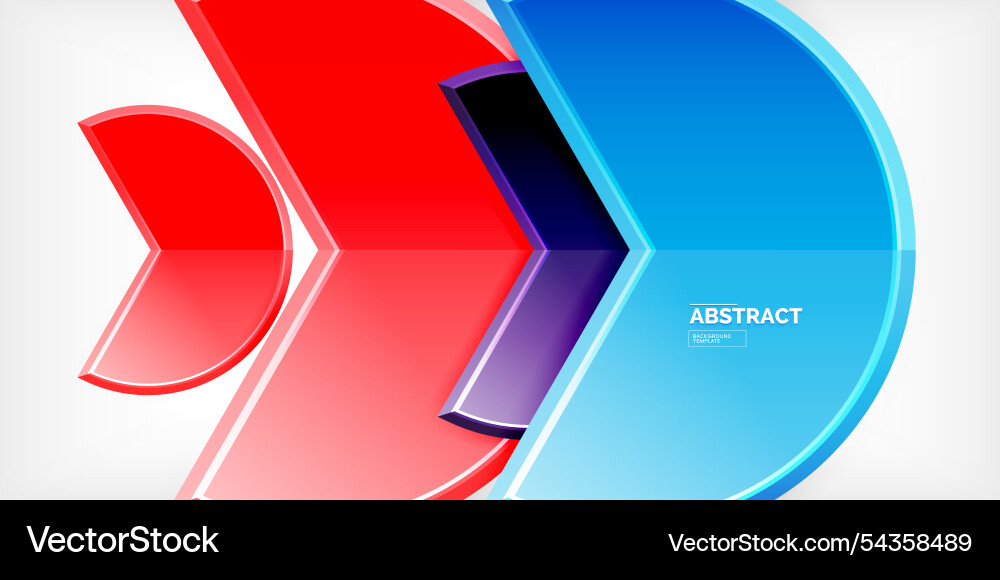 Trendy round shapes with triangular angle design Trendy round shapes with triangular angle design Vector Image