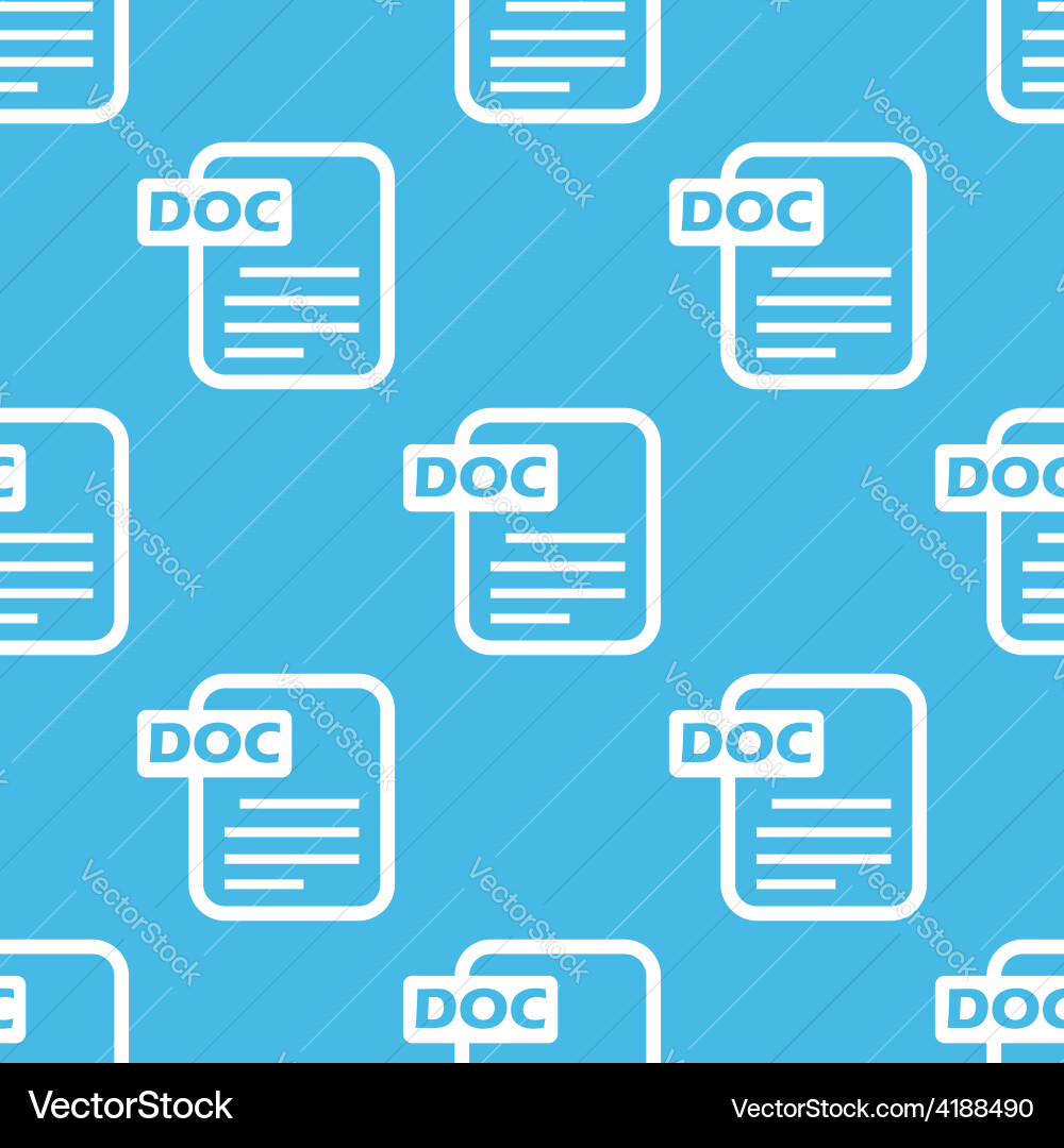 Doc seamless pattern Vector Image