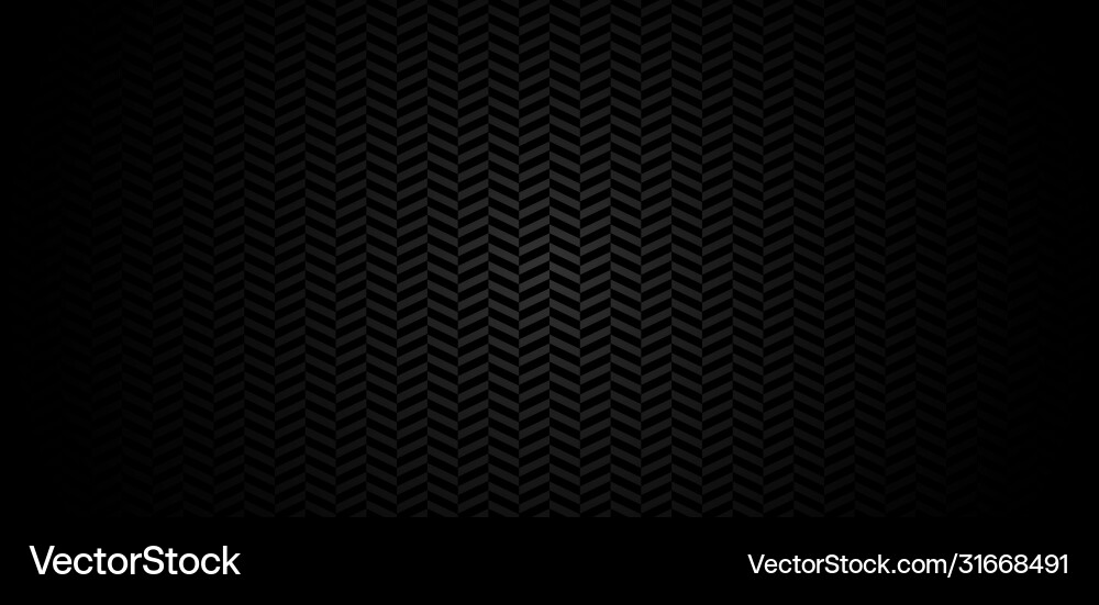 Abstract chevron pattern on black background vector image