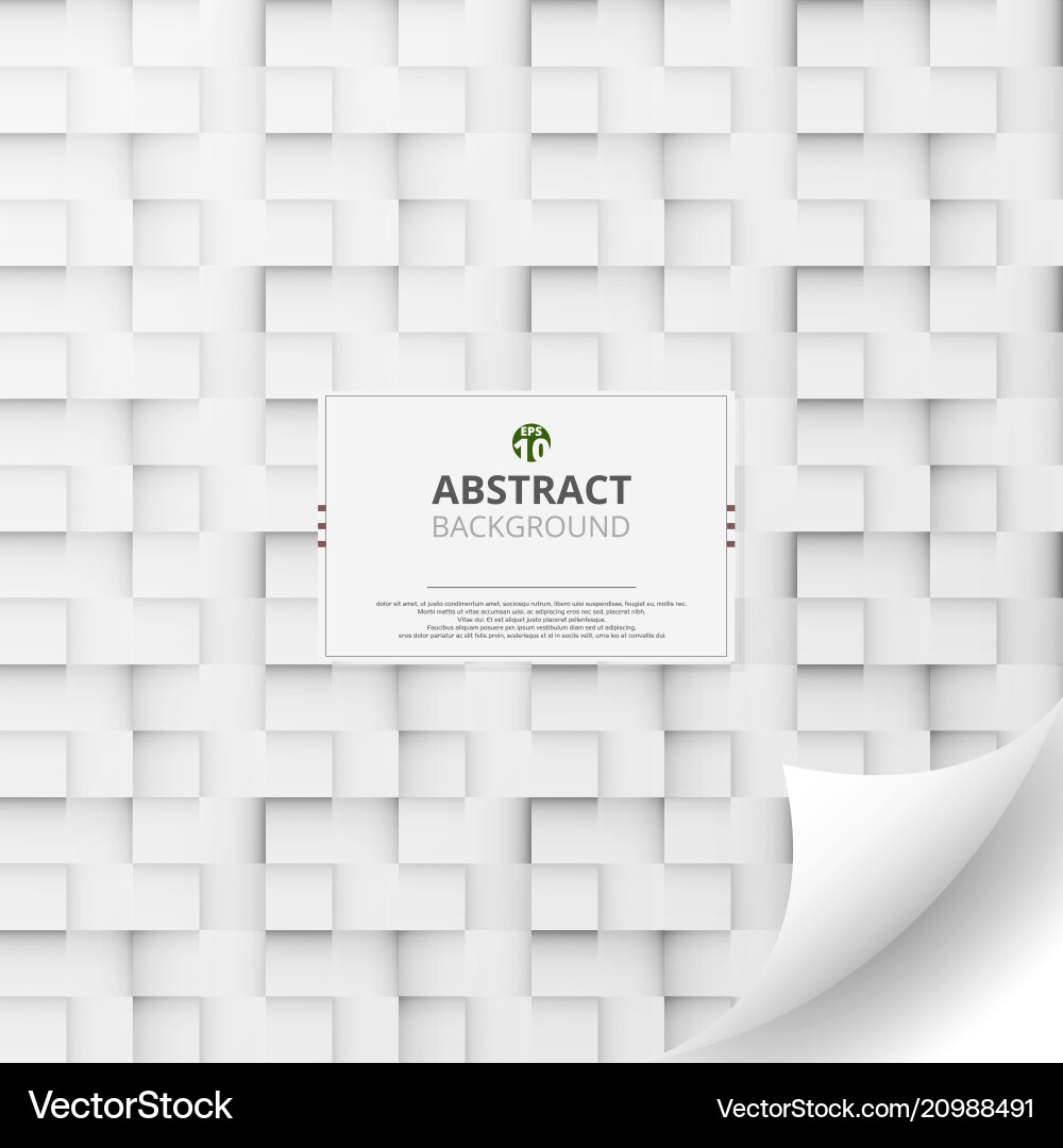 Abstract of gradient square cube black and white Abstract of gradient square cube black and white vector image
