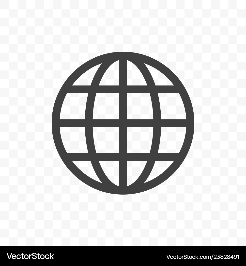 Globe Language Change Icon vector image