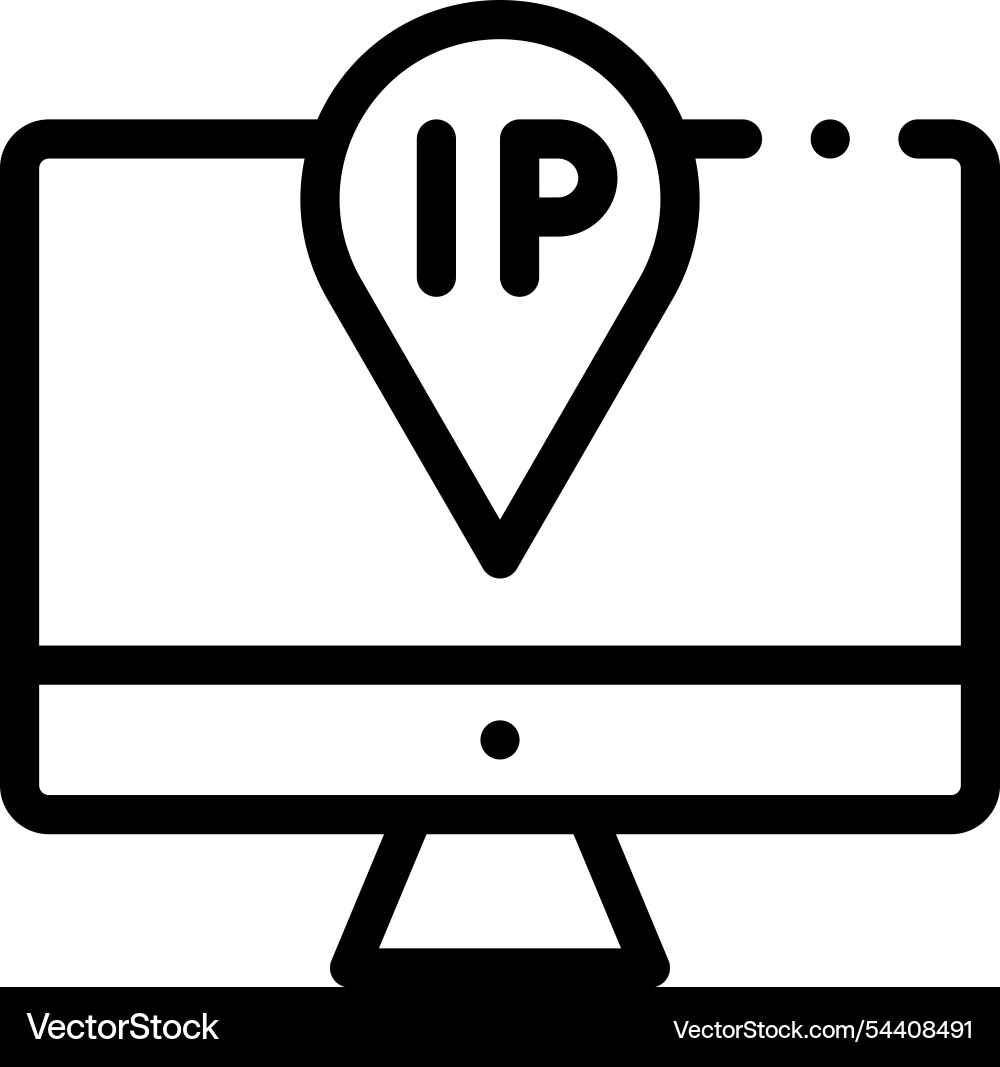 Ipad icon thin linear style design isolated Ipad icon thin linear style design isolated vector image