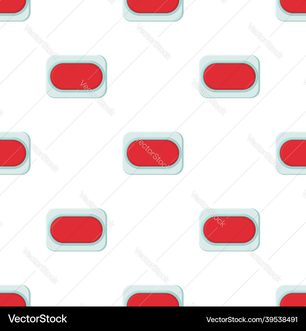 Red rectangular button pattern seamless Red rectangular button pattern seamless vector image