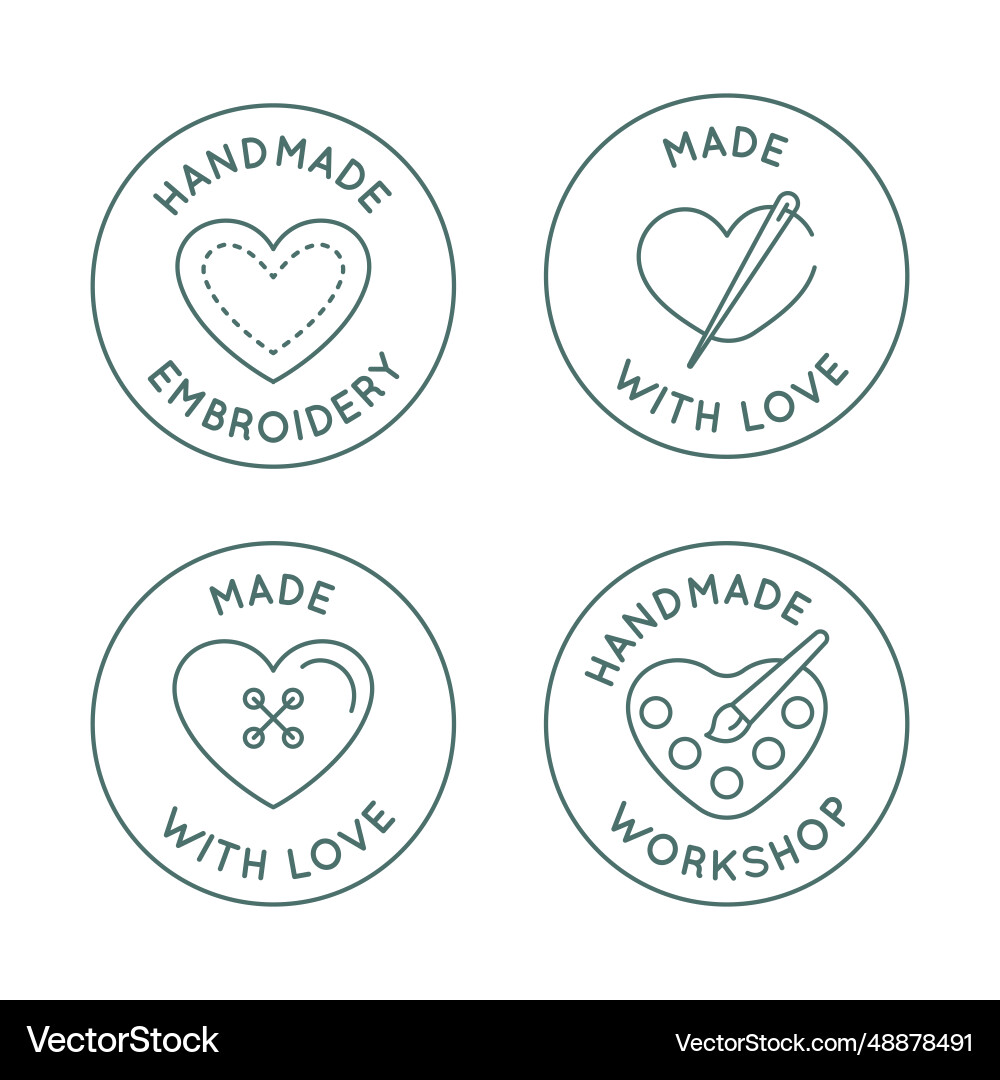 Set of logo design templates in simple linear Set of logo design templates in simple linear vector image