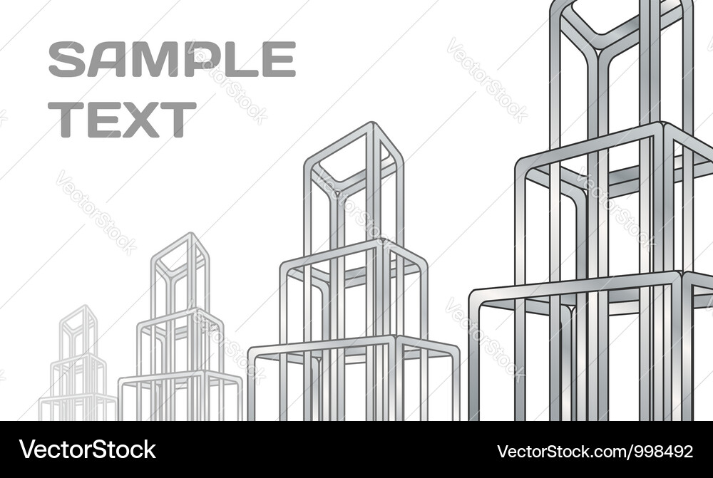 Abstract constructions background Vector Image