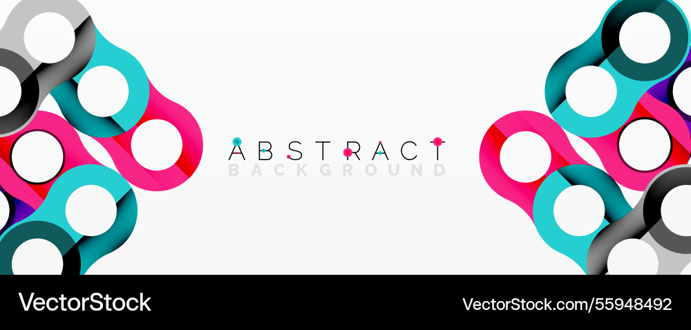 Abstract geometric pattern with interlocking Abstract geometric pattern with interlocking vector image