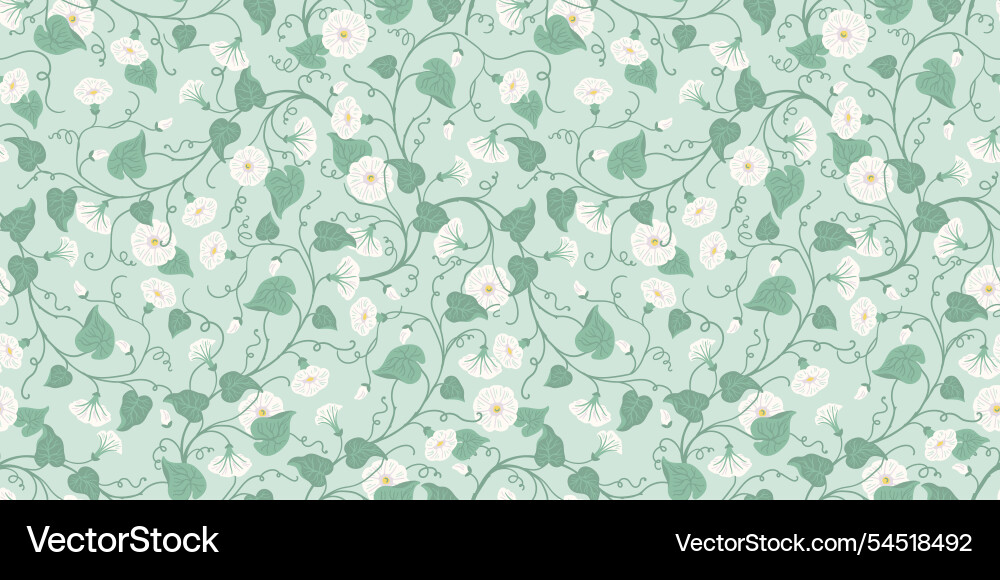 Delicate floral seamless pattern design Royalty Free Vector