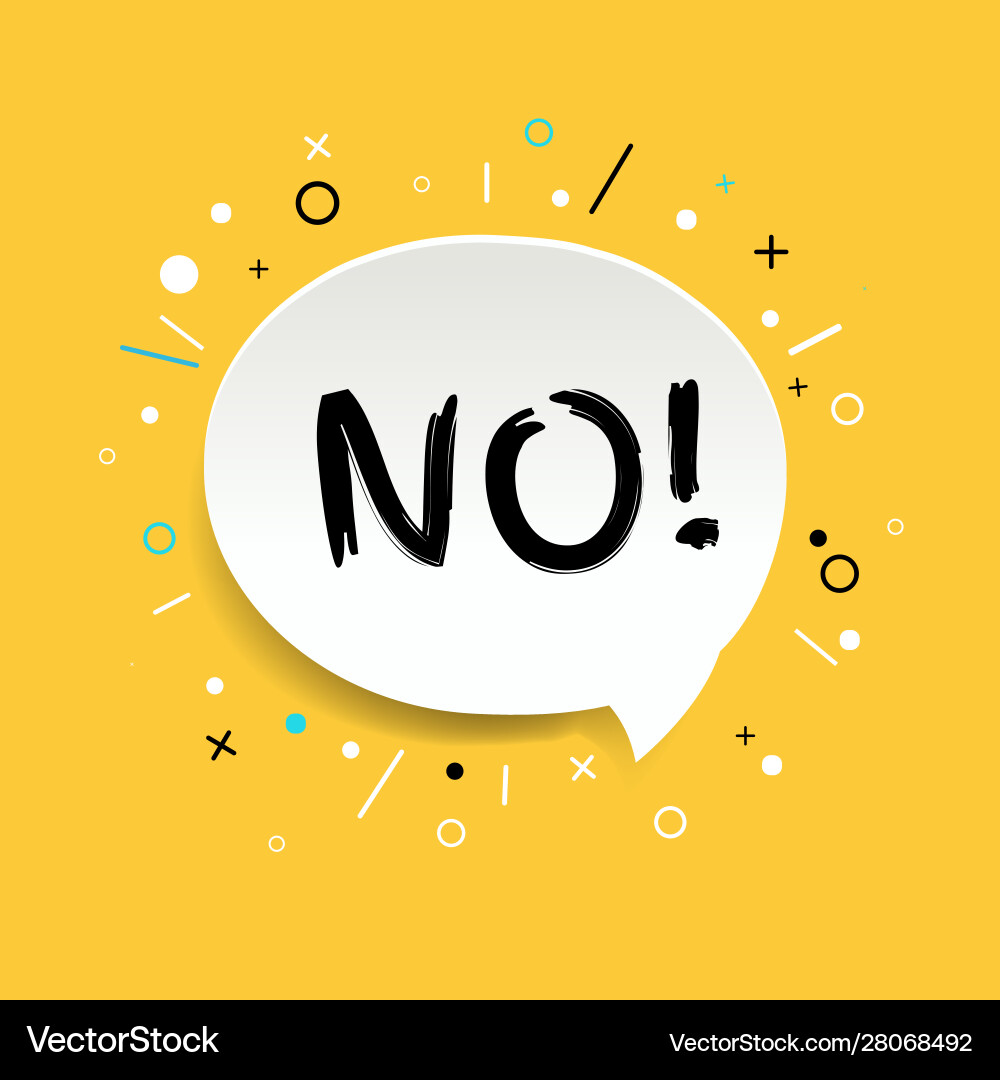 Speech bubble no text isolated yellow background Speech bubble no text isolated yellow background vector image