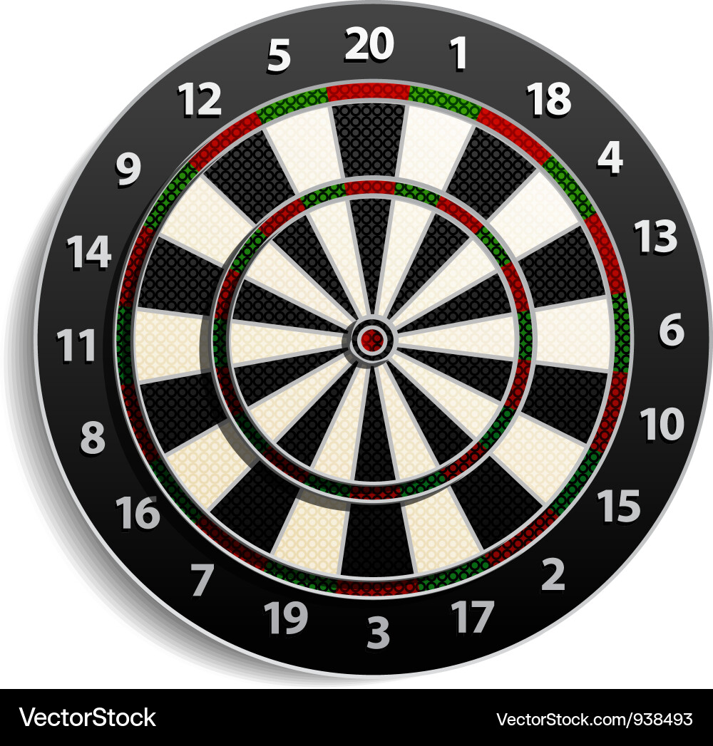 Dartboard Target vector image