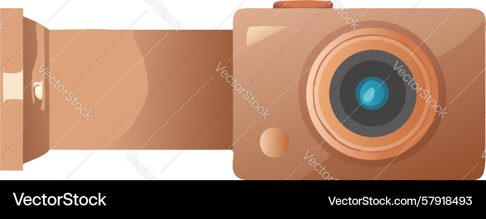 Handheld camcorder icon for vlogging design Vector Image