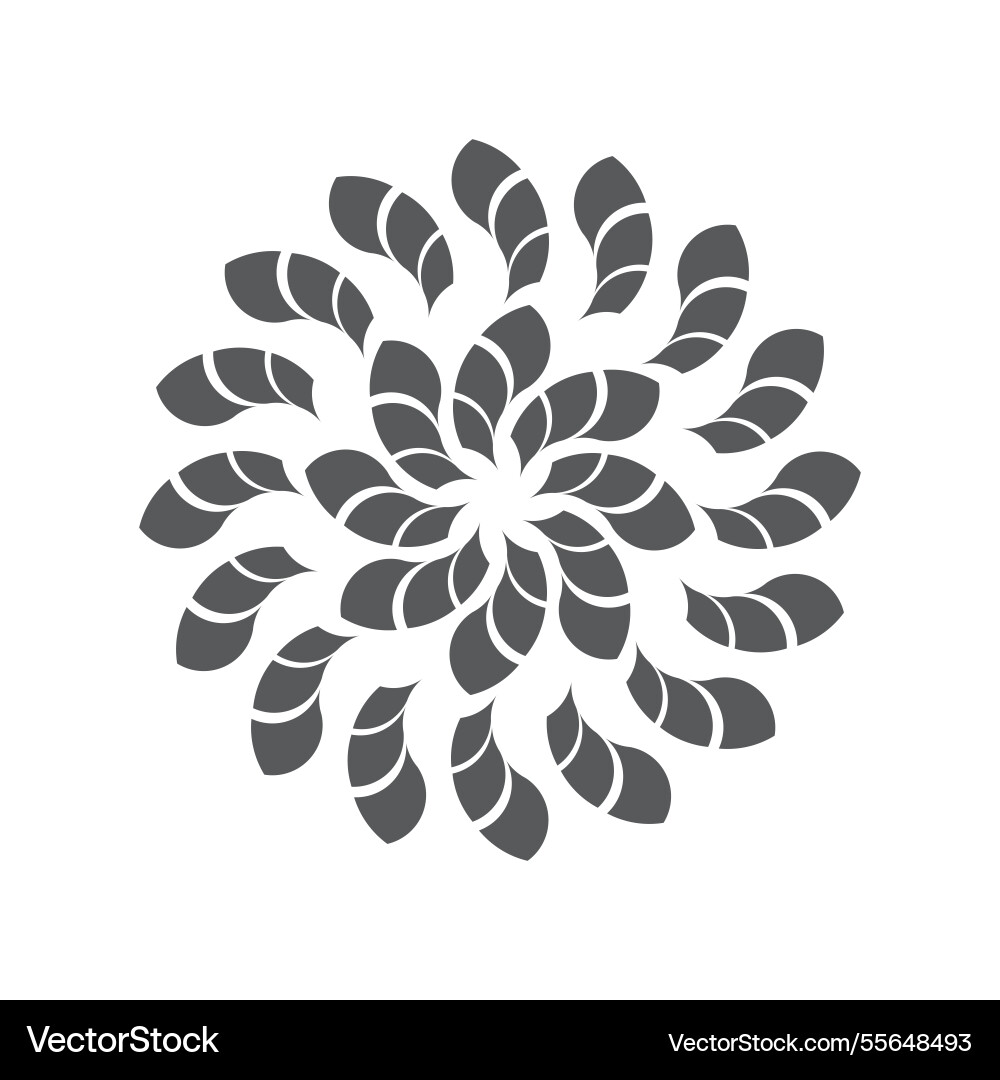 Print minimal and simple mandala design for adults Print minimal and simple mandala design for adults vector image