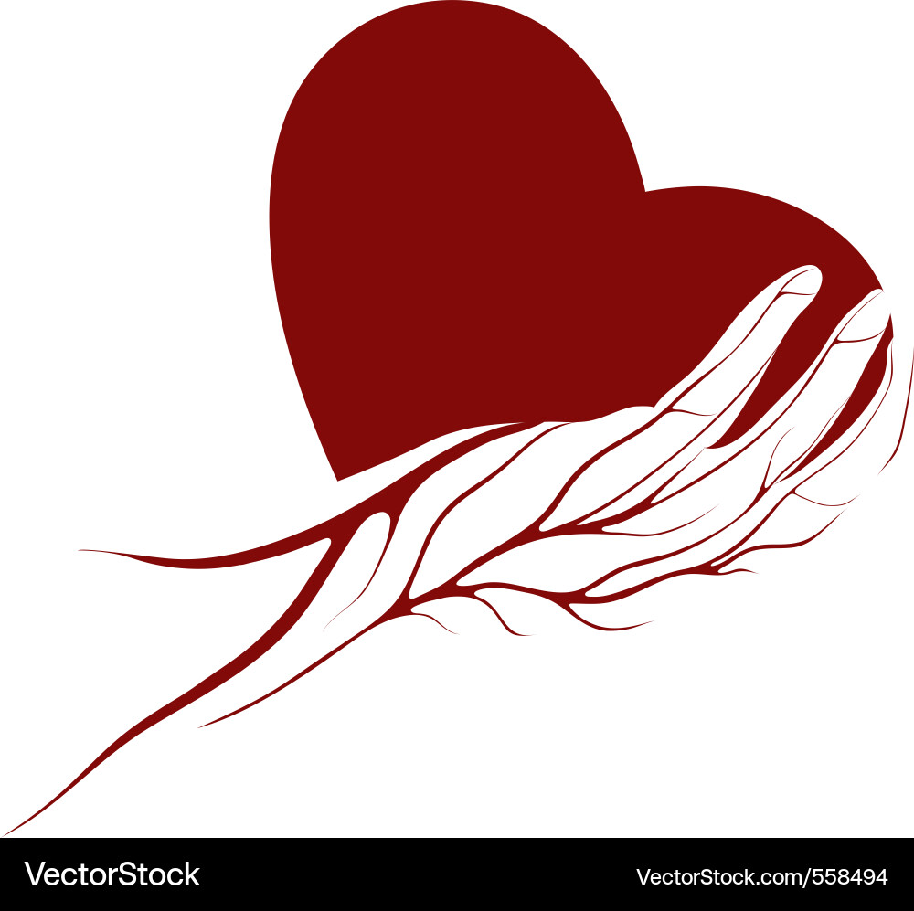 Heart logo Royalty Free Vector Image - VectorStock