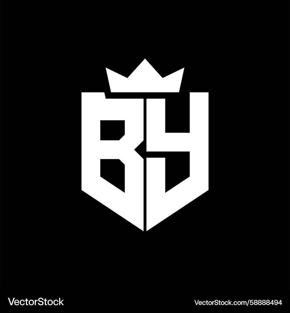 Image of a shield with sharp geometric style Image of a shield with sharp geometric style Vector Image