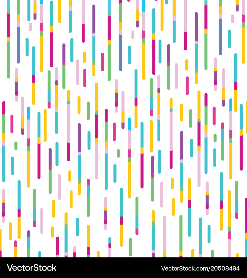 Seamless parallel colorful lines pattern Vector Image