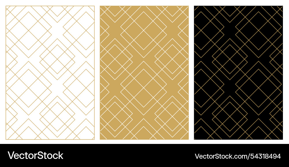 Set of patterns with crosses stripes lines Set of patterns with crosses stripes lines vector image