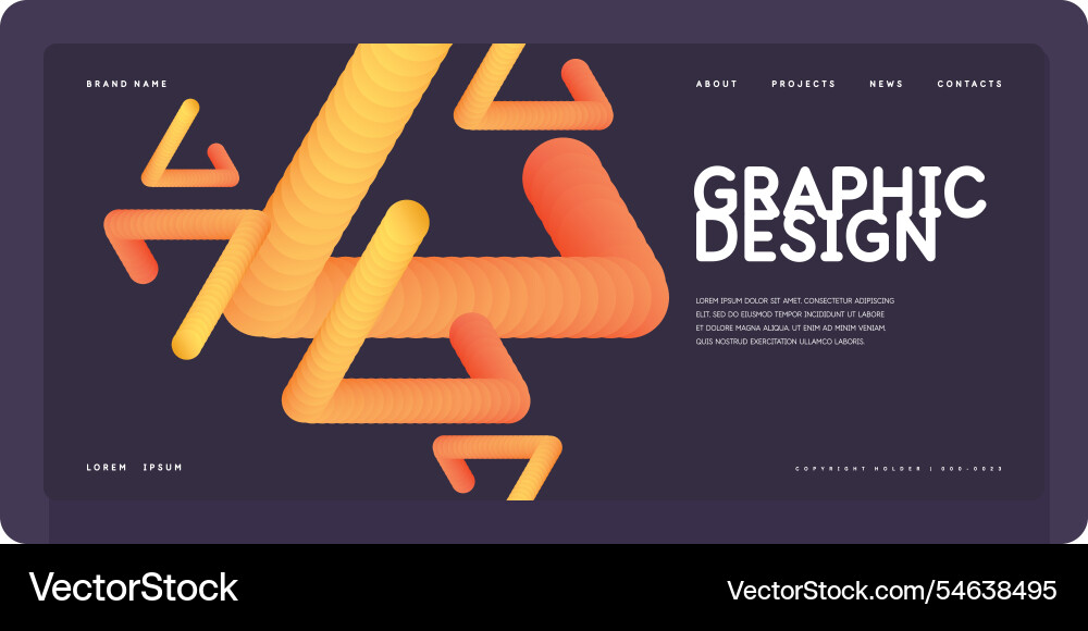 Abstract geometric background of simple shapes vector image