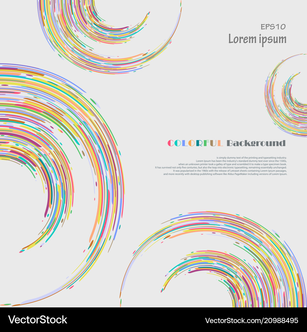 Abstract of colorful stripe lines pattern Abstract of colorful stripe lines pattern vector image
