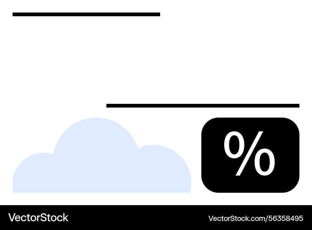 Cloud computing and data analytics concept Cloud computing and data analytics concept Vector Image