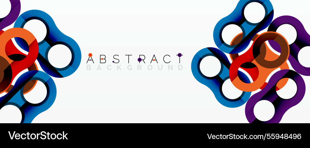 Abstract circle element composition Abstract circle element composition vector image