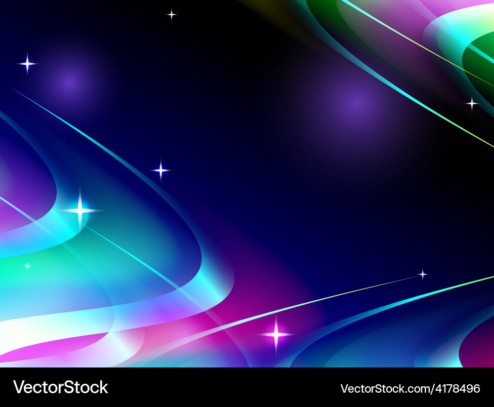 Abstract Wavy Gradient Background Vector Image