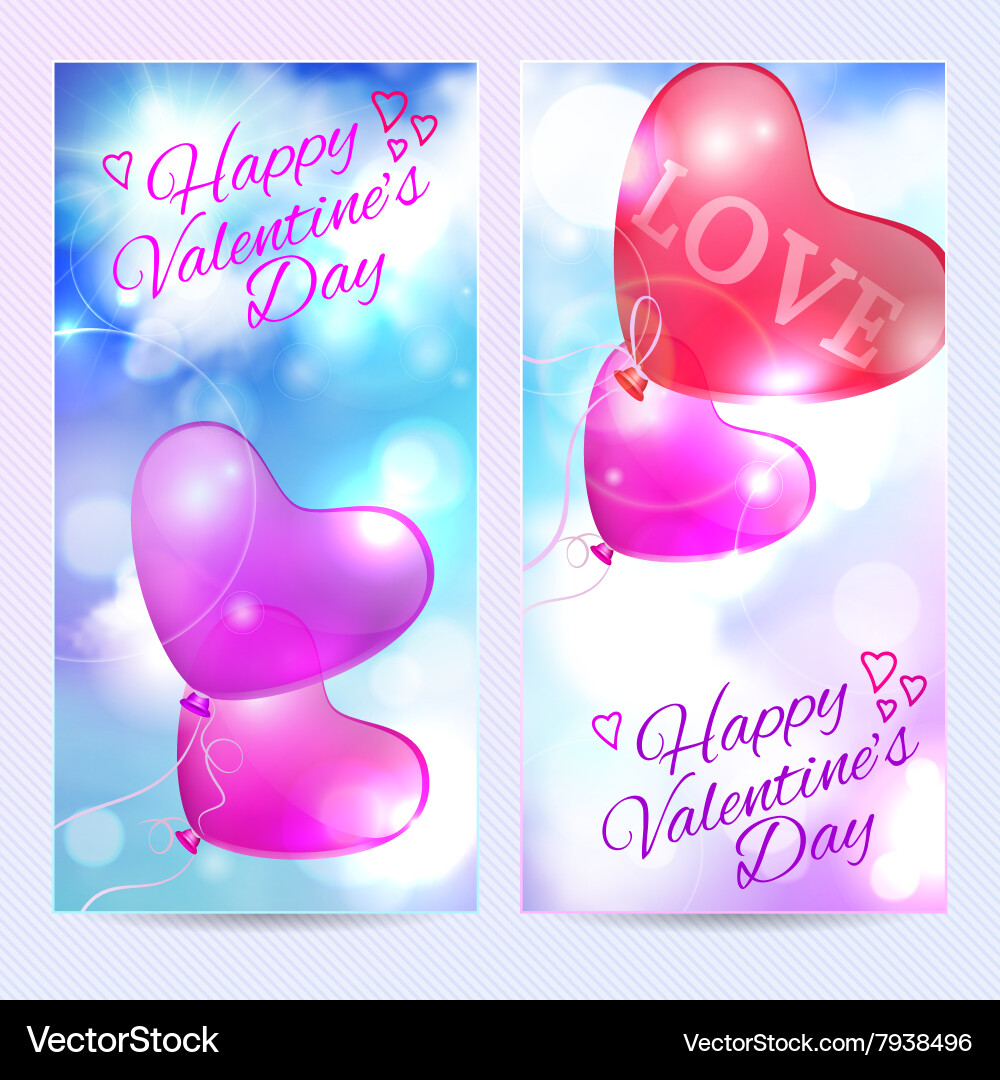 Romantic background valentines day card Vector Image