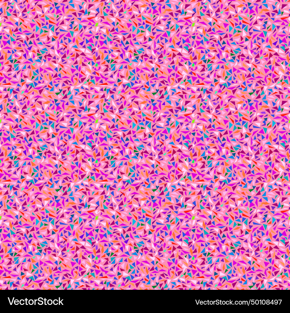 Abstract seamless background of color triangles Vector Image