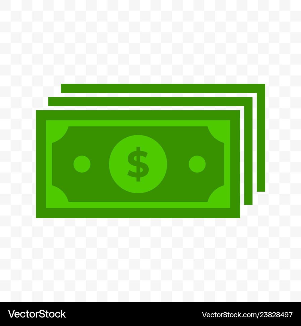 Dollar Geld-Cash-Symbol auf Bank Dollar Geld-Cash-Symbol auf Bank vektorbild
