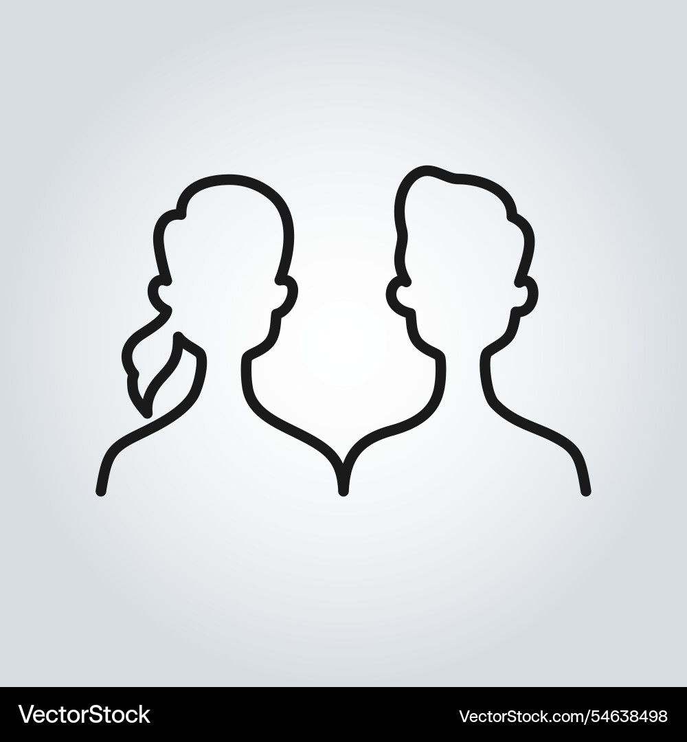 A conditional image of person the icon depicts A conditional image of person the icon depicts Vector Image