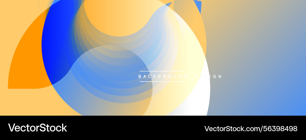 Abstract design features overlapping circles Abstract design features overlapping circles vector image